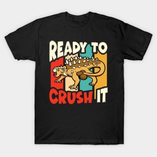 Ankylosaurus Ready to Crush It T-Shirt